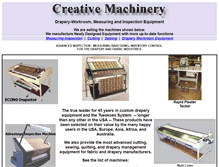 Tablet Screenshot of creativemachinery.com